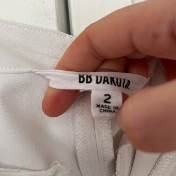 BB Dakota Striped Button Pants - Picture 4 of 4